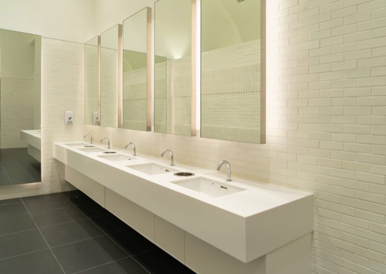 Commercial washroom cleaning