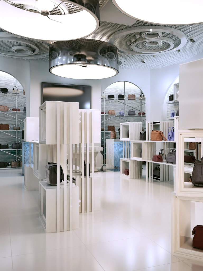 Luxury store with art deco interior design